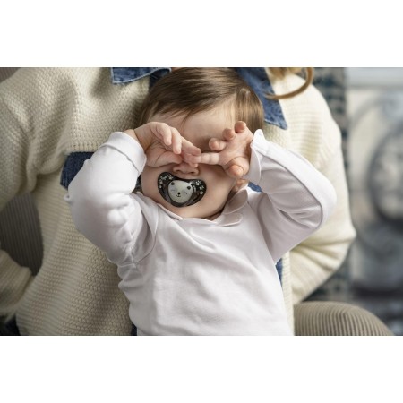 2 Chupetes Smart night physio Silicona. Tigex