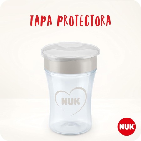 Magic cup de acero inoxidable 360º 230 ml. Nuk