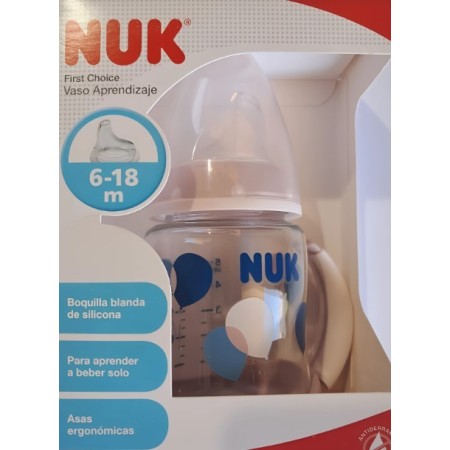 Vaso aprendizaje 6-18 meses Silicona T,M. Nuk