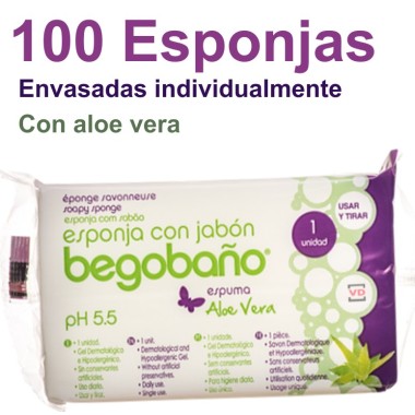 Esponja de espuma con jabon...