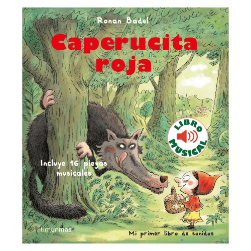 Caperucita Roja Libro Musical  - Editorial Planeta | Más Pañales