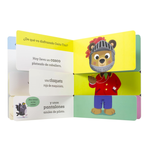 Osito Tito. ¡Disfrázame! – Libro de solapas Editorial Planeta | Más Pañales