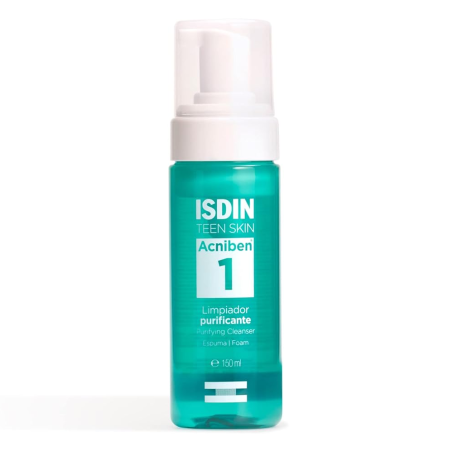 Acniben Limpiador Facial Espuma 150ml ISDIN | Más Pañales