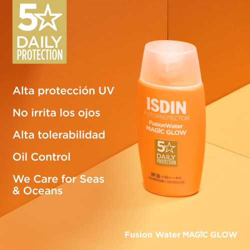 ISDIN Fusion Water Magic Glow SPF 30 | Más Pañales
