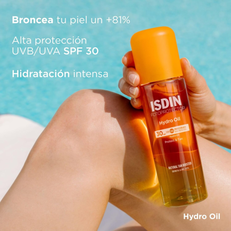 Fotoprotector HydroOil SPF 30, 200 ml. ISDIN