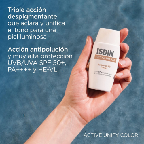 Fotoultra Active Unify Color SPF 50 ISDIN 50ml | Más Pañales