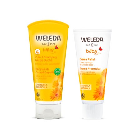 Pack esencial Champú y gel 200ml + Crema pañal...