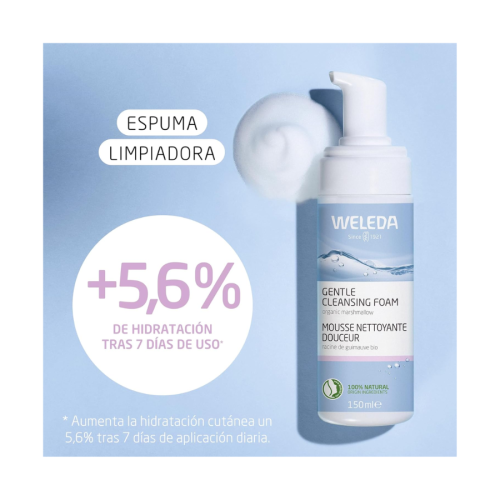 Espuma Limpiadora Suave Weleda 150 ml | Más Pañales