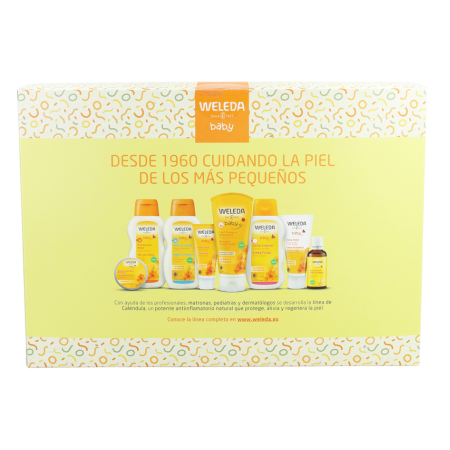 Set Baño Bebé con 4 productos Weleda + Toalla...