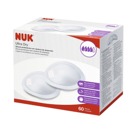 Discos absorbentes Ultra Dry Comfort 60 unds. Nuk