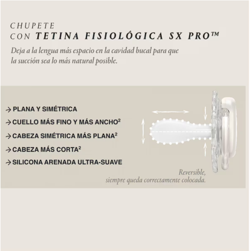 Chupete Premium Bonhomia tetina anatómica silicona +18 meses . Suavinex