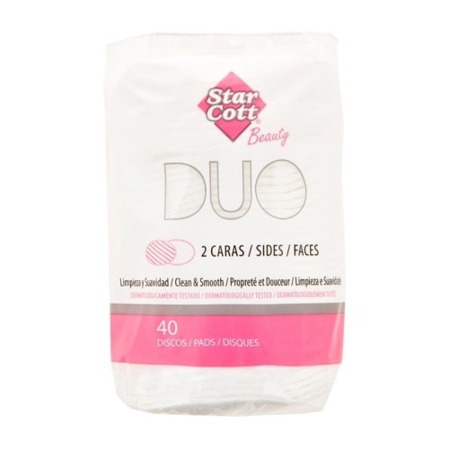 Discos desmaquillantes de algodón doble cara ovalados (5x40ud) Star Cott