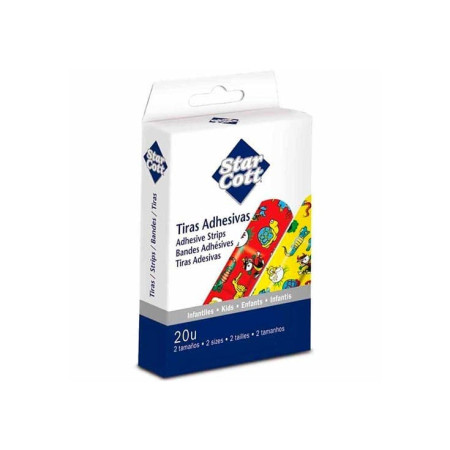 Tiritas adhesivas Star Cott infantiles (5x20) uds.