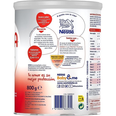 Leche de crecimiento desde los 24 meses Nidina...