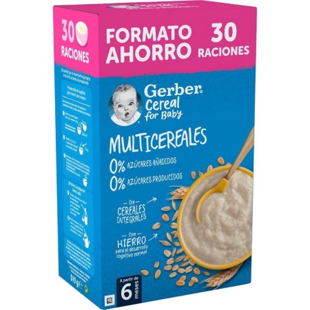Gerber Papilla Multicereales 0% 0% azucares 510...