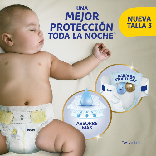 Pañales Dodot Sensitive Talla 3 (168 Uds.)【 OFERTA 】