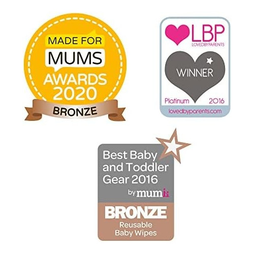 Toallitas de Tela para Bebé Bambino Mio (10 uds)| Más Pañales