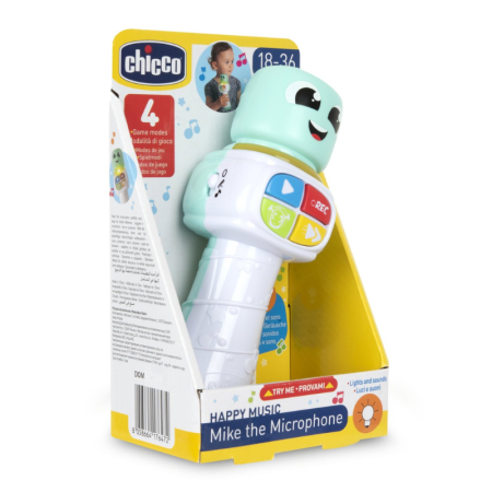 Mike el Micrófono – Chicco | Juguete Interactivo Infantil Más Pañales