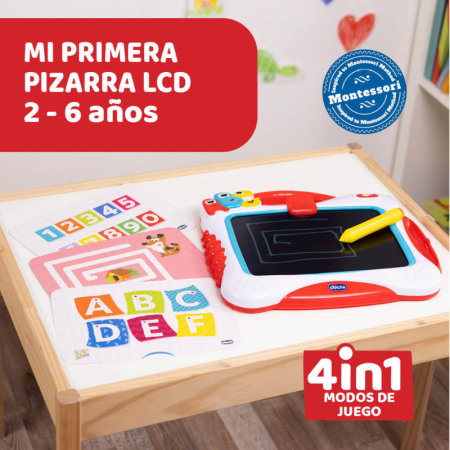Mi Primera Pizarra Chicco | Juguete Educativo para Niños | Más Pañales