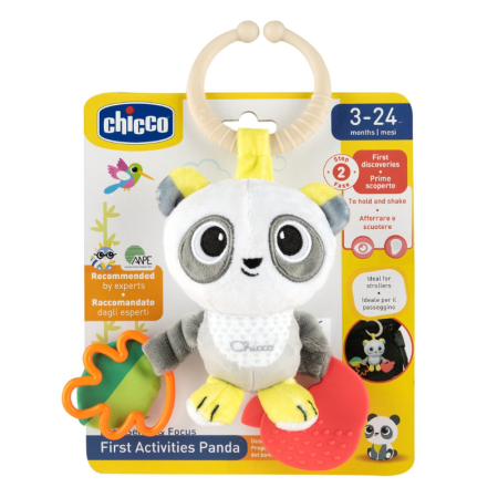 Sonajero Sensorial Panda Chicco | Más Pañales