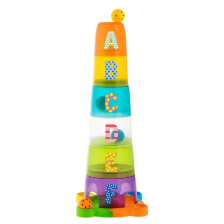 Súper Torre Apilable Chicco | Aprende Jugando - Más Pañales