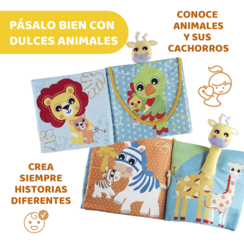 Libro de los animales. Chicco | Estimulación para bebés | Más Pañales
