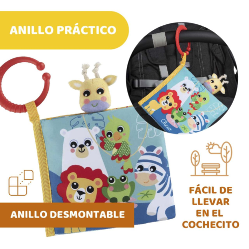 Libro de los animales. Chicco | Estimulación para bebés | Más Pañales