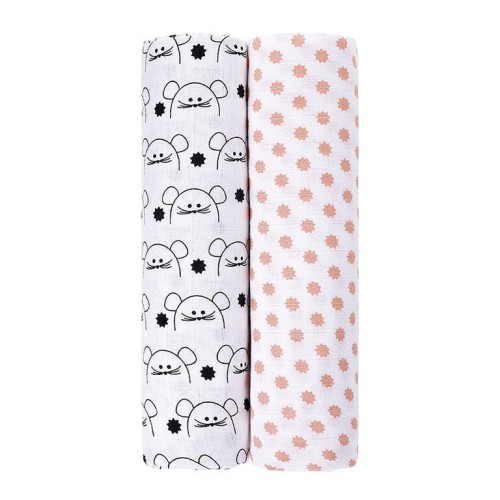 Pack 2 Muselinas XL Lässig 120x120cm | Suaves y Transpirables