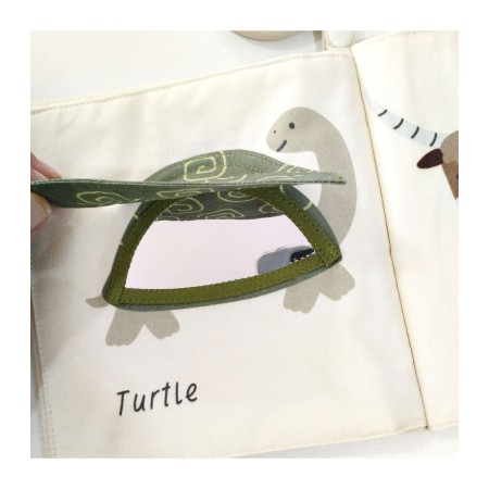 Libro de tela y texturas wild animals . Olmitos