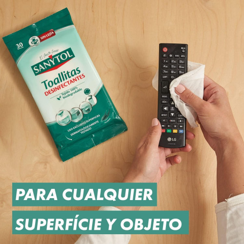 Toallitas desinfectantes 5x30 uds. Sanytol