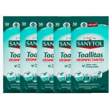 Toallitas desinfectantes...