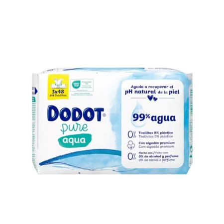 Pack Ahorro Toallitas Dodot Aqua Pure x18 con Tapita (864 uds)