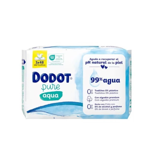 Pack Ahorro Toallitas Dodot Aqua Pure x18 con Tapita (864 uds)
