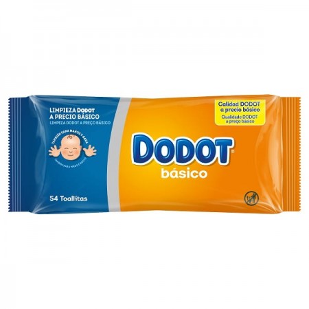Toallitas Dodot Básico. Pack Ahorro 18 x 54