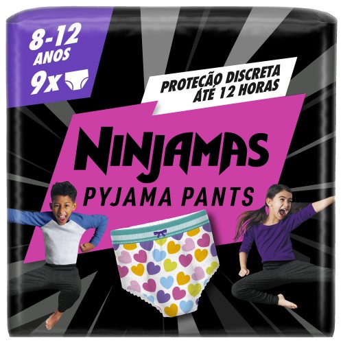 NINJAMAS Pyjama Pants de 8 a 12 años NIÑA  9 Und. Dodot