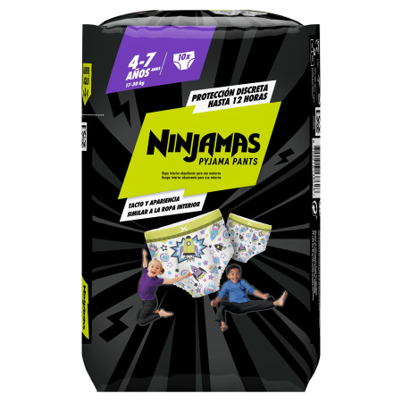 NINJAMAS Pyjama Pants de 4 a 7 años NIÑO. Dodot