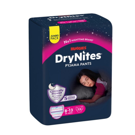 Pañales DryNites Huggies 8-15 años | Protección Nocturna | Más Pañales