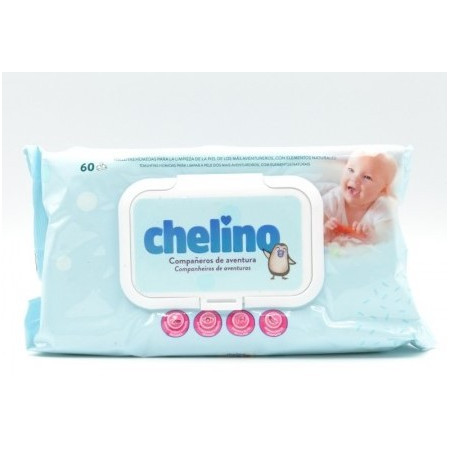 Chelino Toallita Infantil , Pack Ahorro 12 x 60