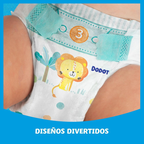 Pañales Dodot Bebé-seco Talla 7 (15 a 24 kg). Pack Ahorro 2 x60
