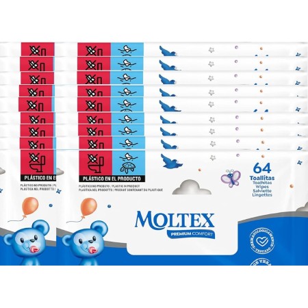 Toallitas Moltex Clásica. Pack Ahorro 18x64