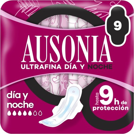 Compresas Ausonia ultrafina día y noche. Pack...