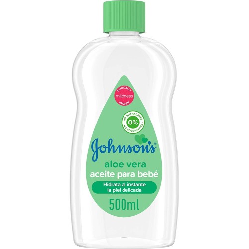 Aceite corporal Johnson’s Baby con aloe vera. Pack Ahorro 3 x 500 ml