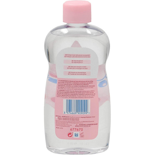 Aceite corporal Johnson’s Baby. Pack Ahorro 3 x 500 ml