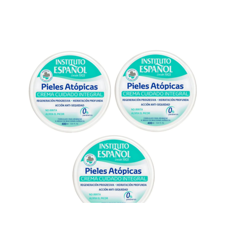 Crema corporal piel atópica Instituto Español. Pack Ahorro