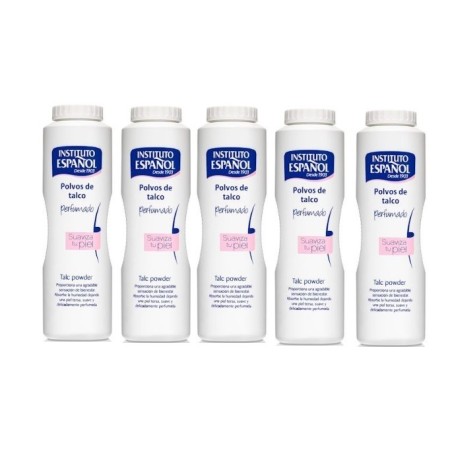 Polvos de talco perfumado Instituto Español. Pack Ahorro