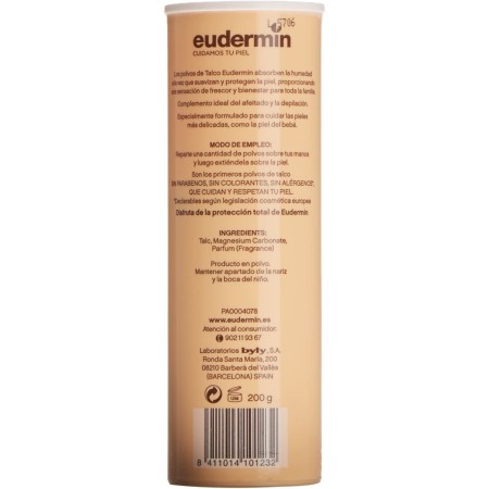 Talco ausonia en polvo Eudermin. Pack Ahorro 5 x 200g