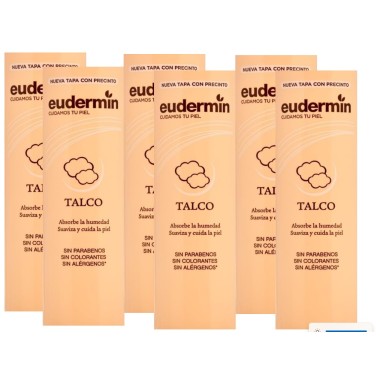 Talco en polvo Eudermin....
