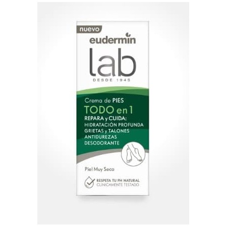 Crema reparadora de pies Eudermin. Pack Ahorro