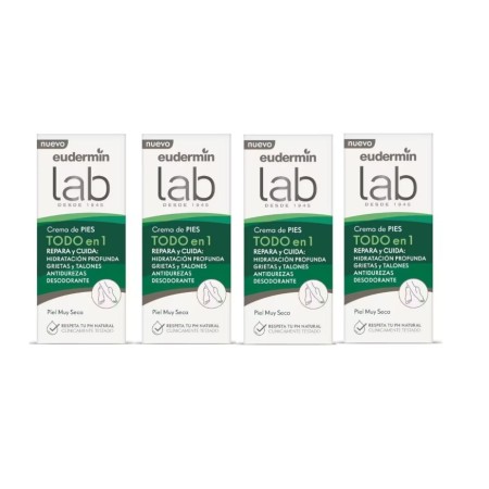 Crema reparadora de pies Eudermin. Pack Ahorro