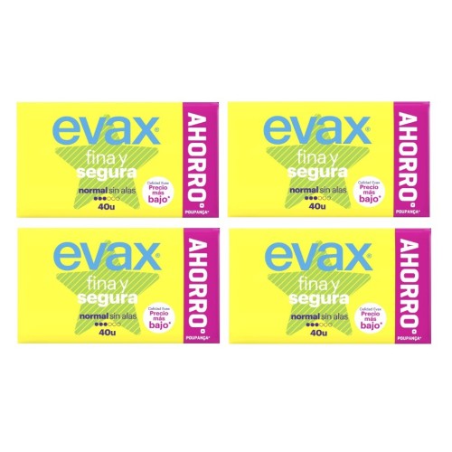 Compresa Evax F&S Normal sin alas. Pack